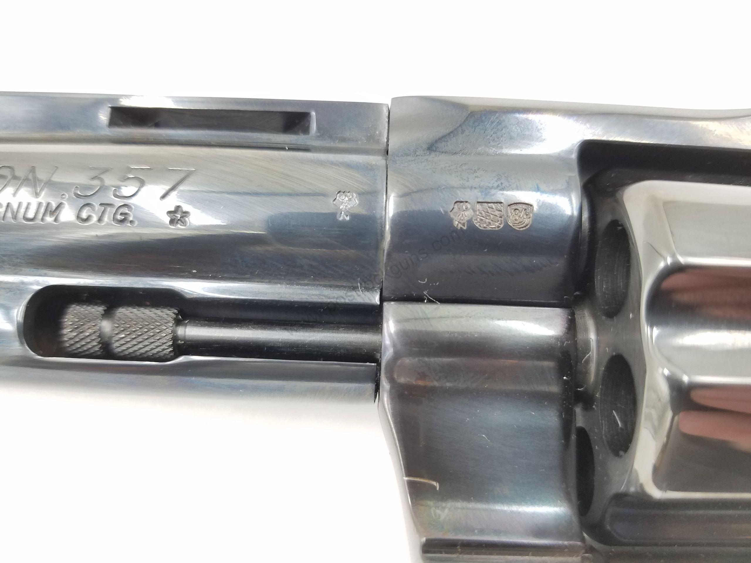 Beautiful Colt Python Export model 357 Magnum Revolver. Royal bluing. Barrel is 6 inch. - Image 29