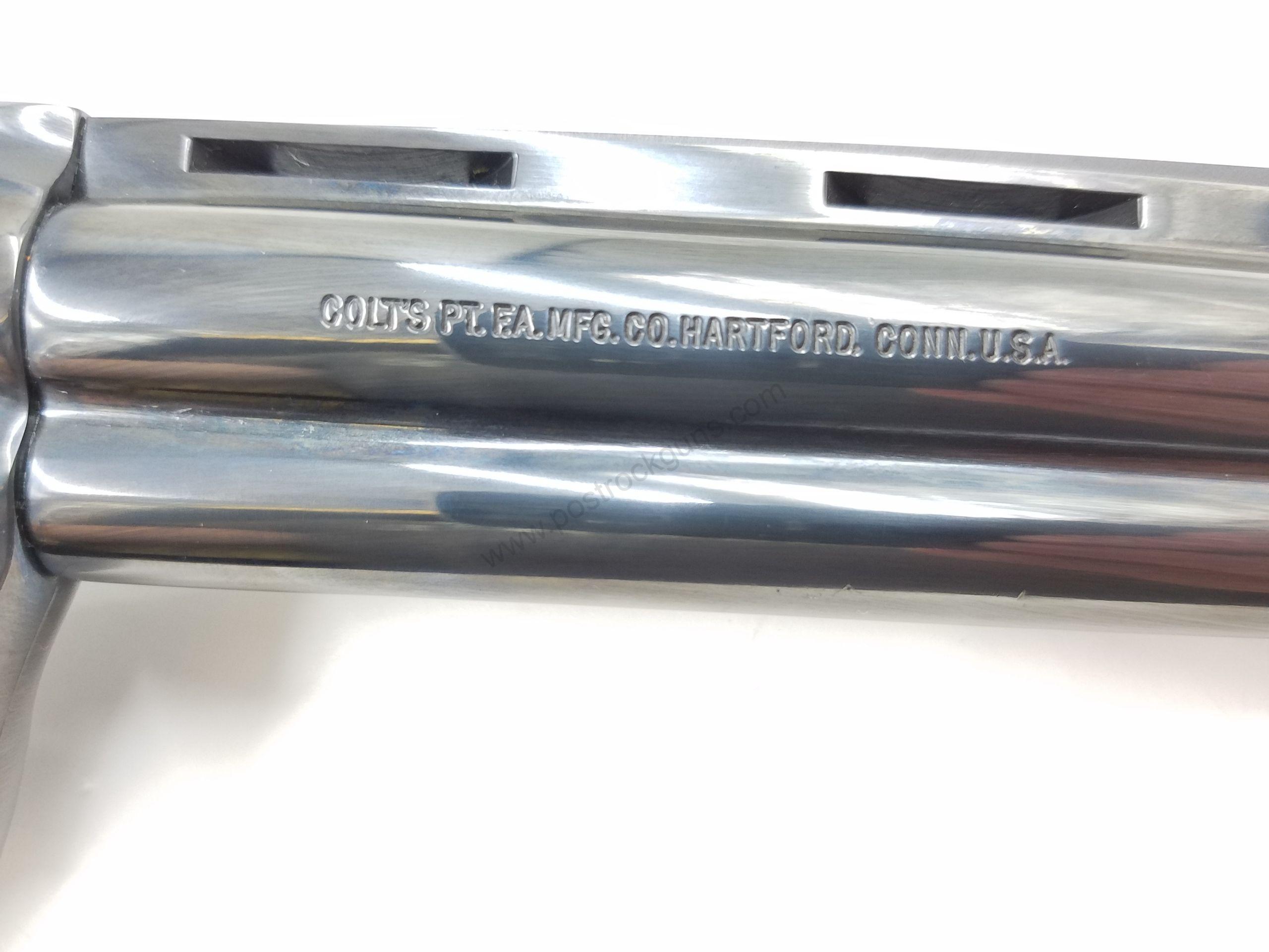 Beautiful Colt Python Export model 357 Magnum Revolver. Royal bluing. Barrel is 6 inch. - Image 26