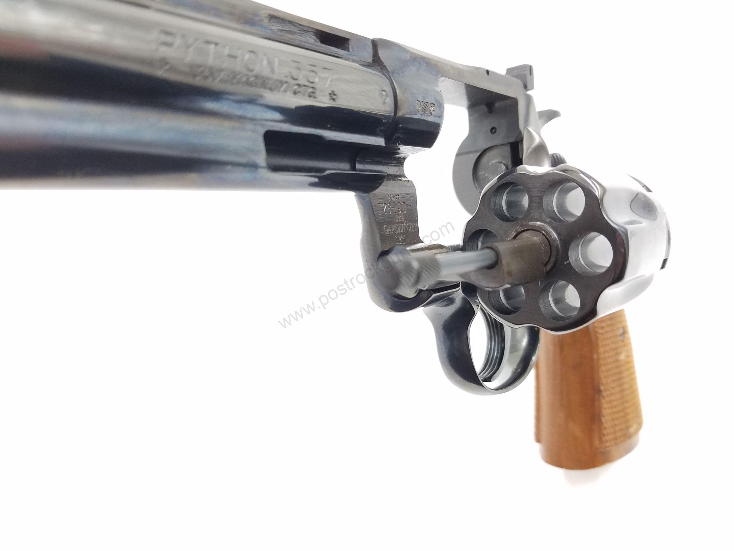 Beautiful Colt Python Export model 357 Magnum Revolver. Royal bluing. Barrel is 6 inch. - Image 15