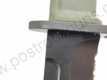 Very Rare French Famas Military Bayonet! 12 ¼" Overall Length 7 1/8" Blade. With Sheath. - Image 11