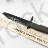 Very Rare French Famas Military Bayonet! 12 ¼" Overall Length 7 1/8" Blade. With Sheath. - Image 5