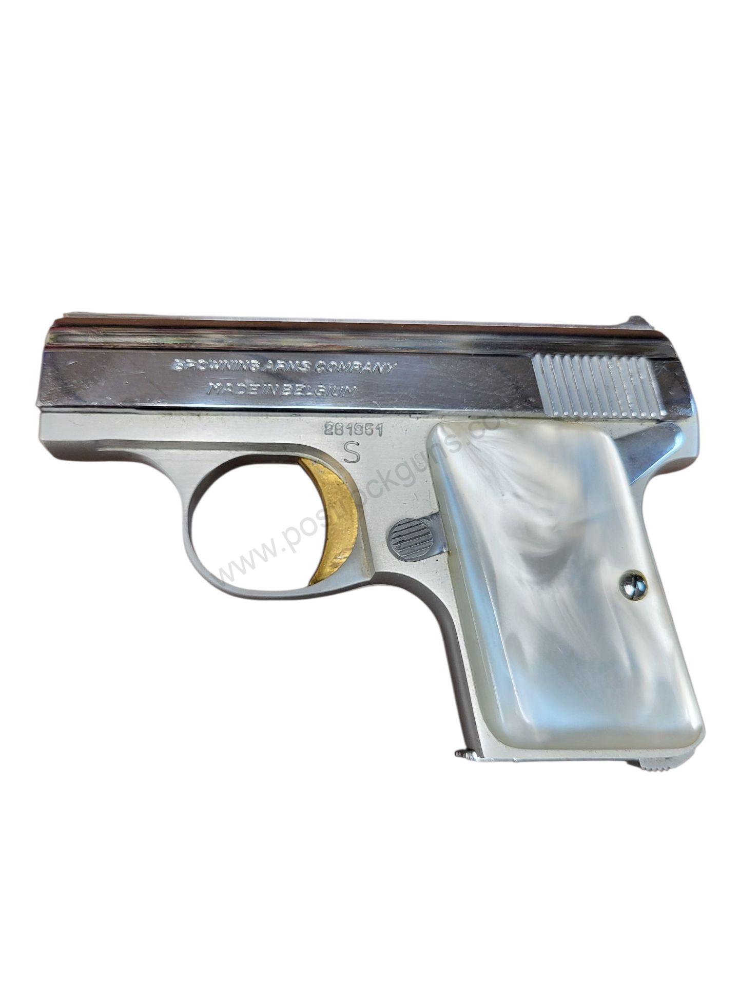 C&R or FFL Gun Case Handguns Modern Pistol .25 ACP Like New 1963 FFL or C&R Browning USA